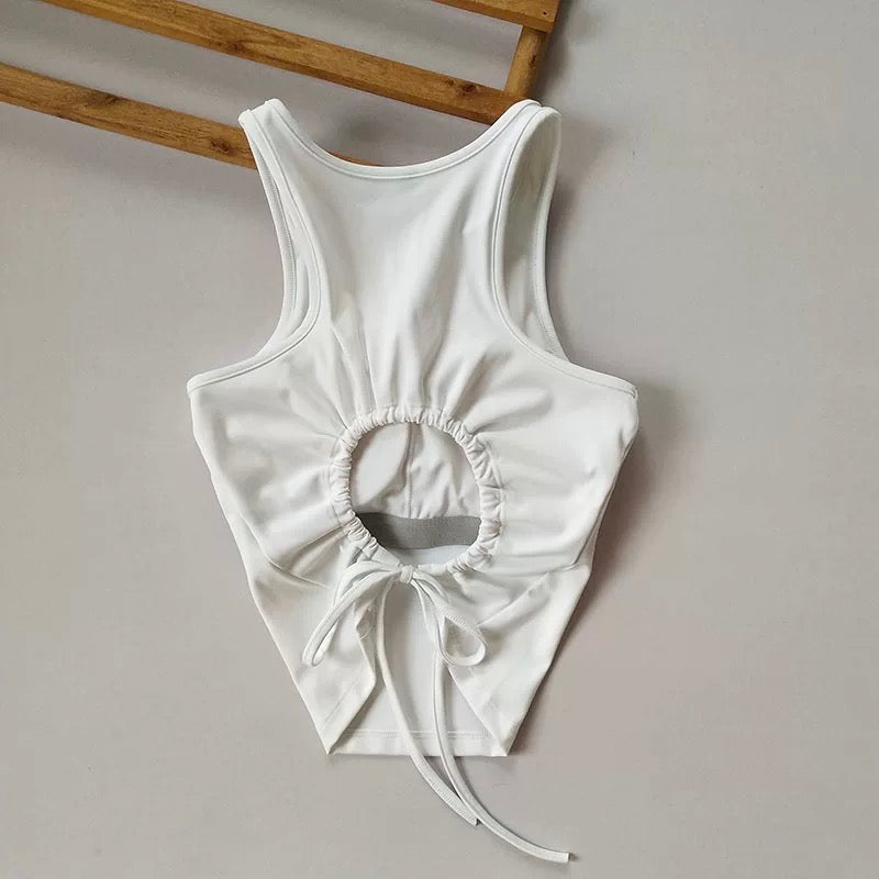 Cuba Core Flex Back Built-In Bra Top